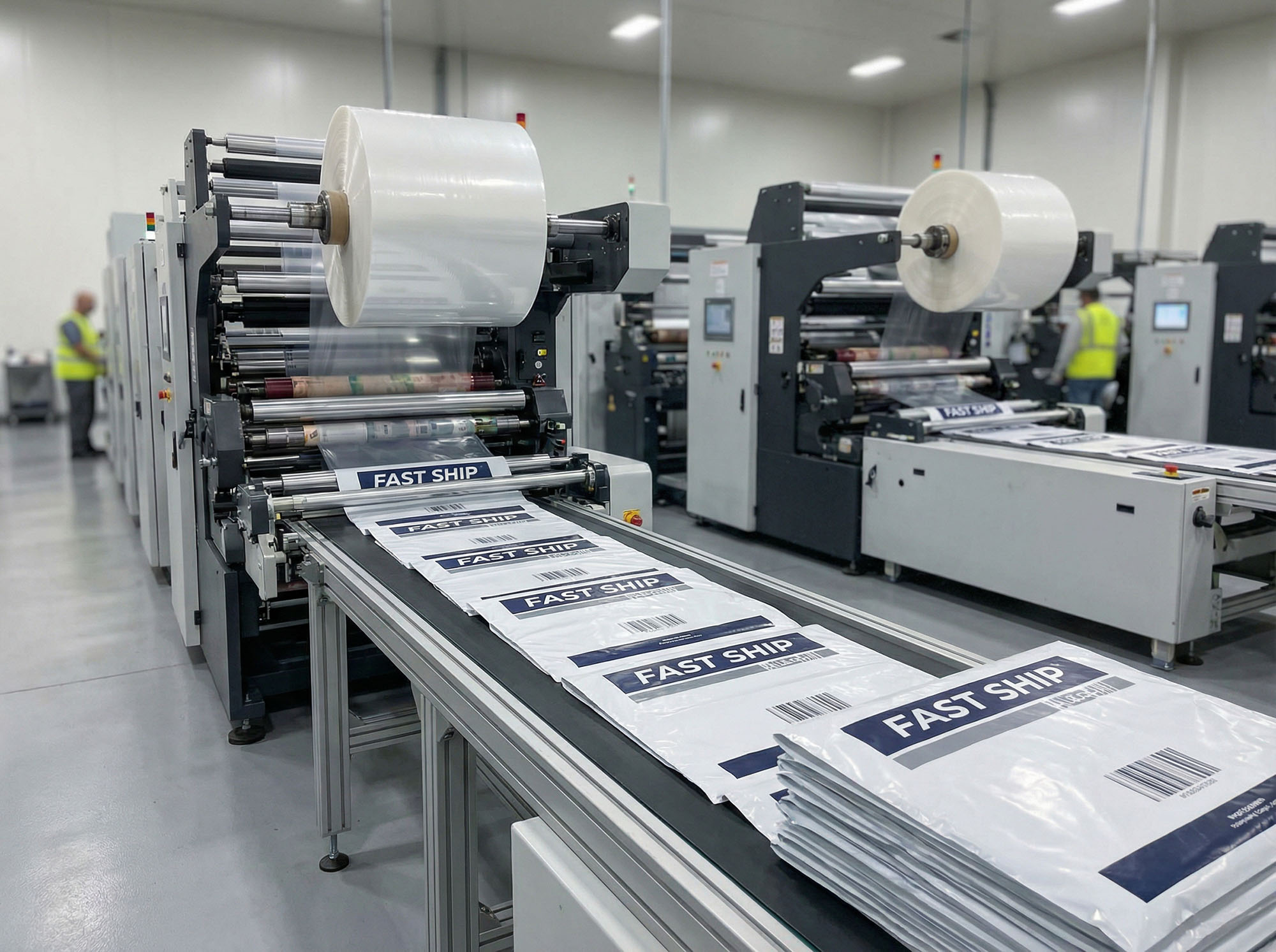 Baskılı Kargo Poşeti Üretimi - Baskılı Poşetcim