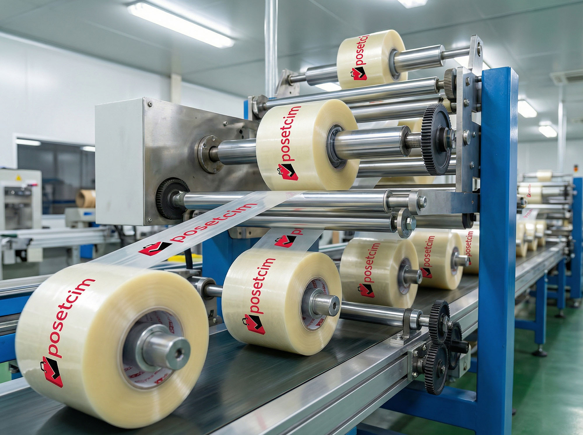 Baskılı Koli Bandı Üretimi - Baskılı Poşetcim